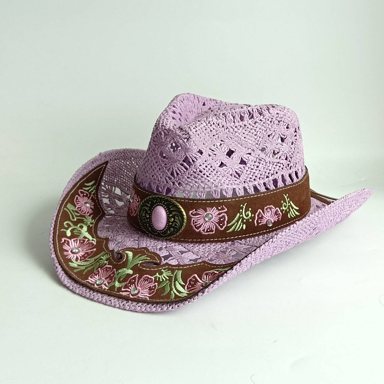 Damen Häkel-Cowboyhut mit Blum – Cowboy Hat Straw Bewertung und Preis