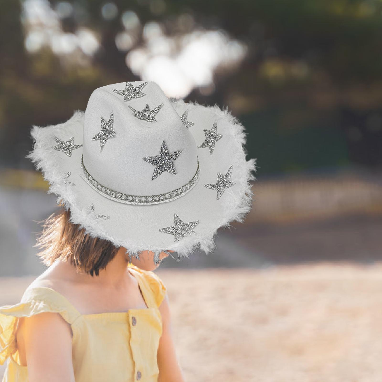 Damen-Cowboyhut mit Strass-Fra – Cowboy Hat Straw Bewertung und Preis