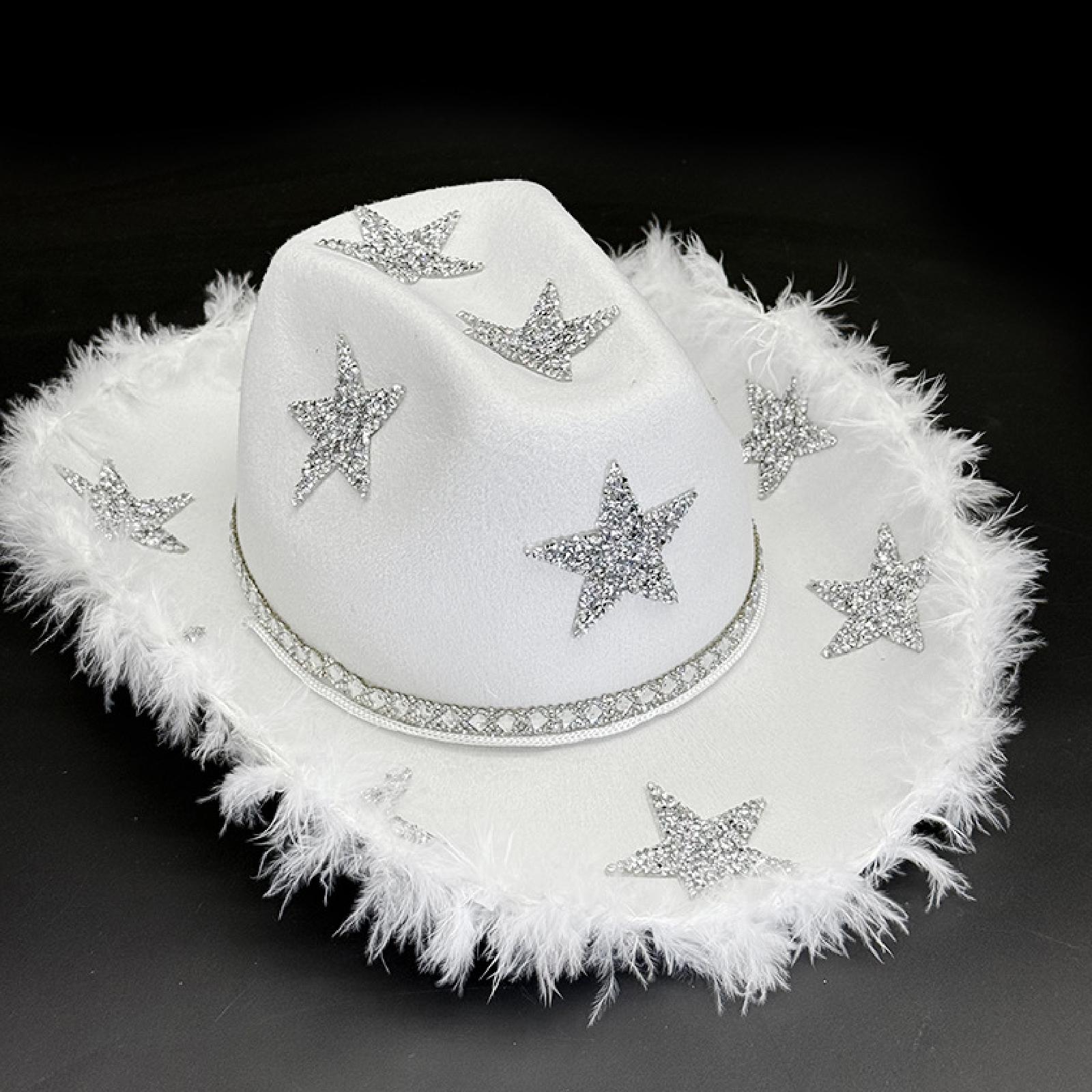 Damen-Cowboyhut mit Strass-Fra – Cowboy Hat Straw Bewertung und Preis