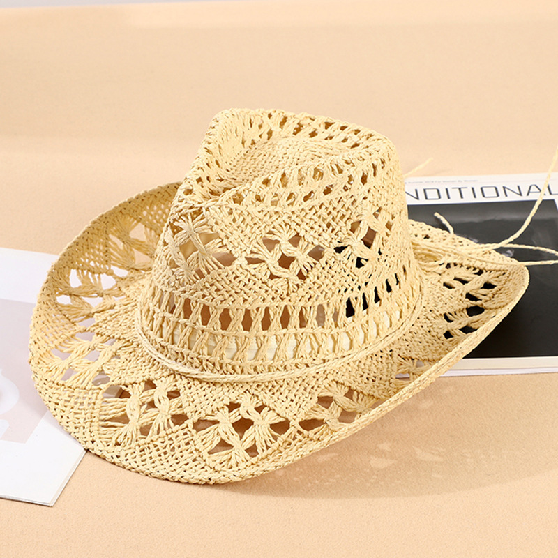 Damen-Cowboy-Strohhut mit Hohl – Cowboy Hat Straw Bewertung und Preis