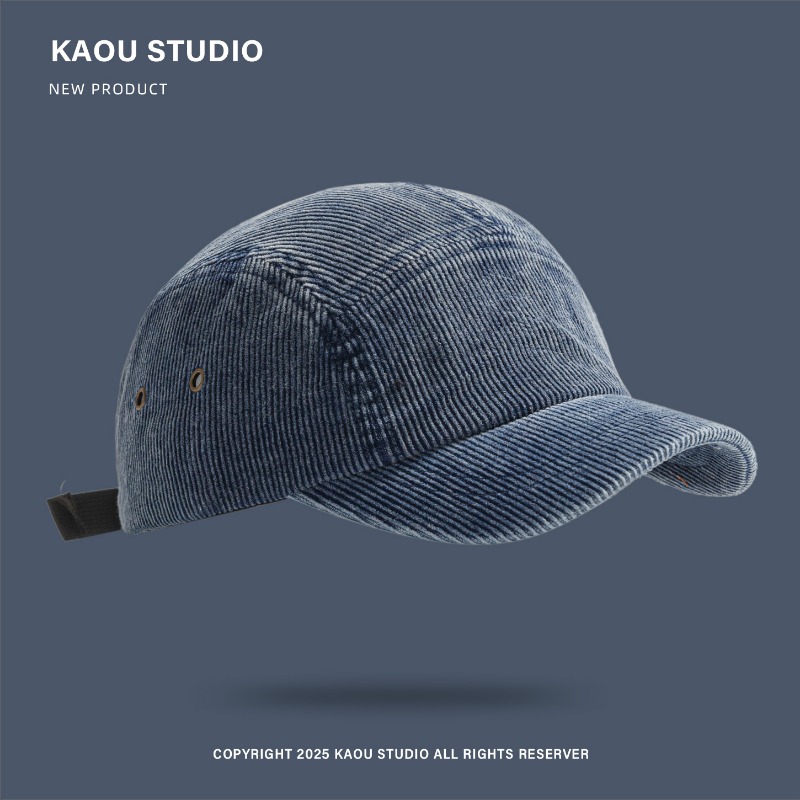Japanische Retro einfarbige Co – Corduroy Cap 5 Panel Bewertung und Preis